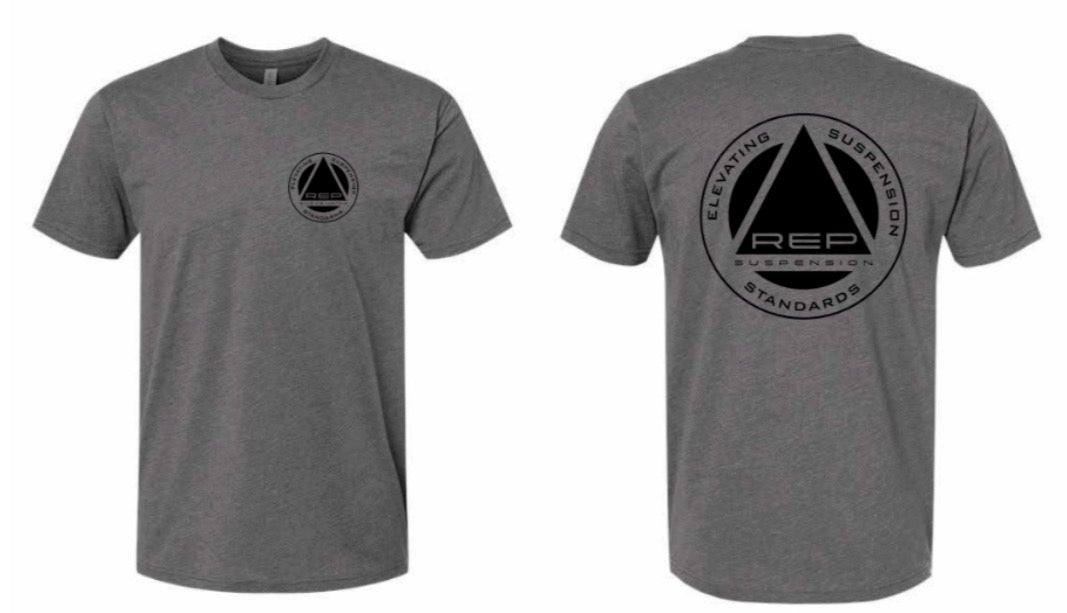 REP T-Shirt Grey/ Black "Elevating Suspension Standards"