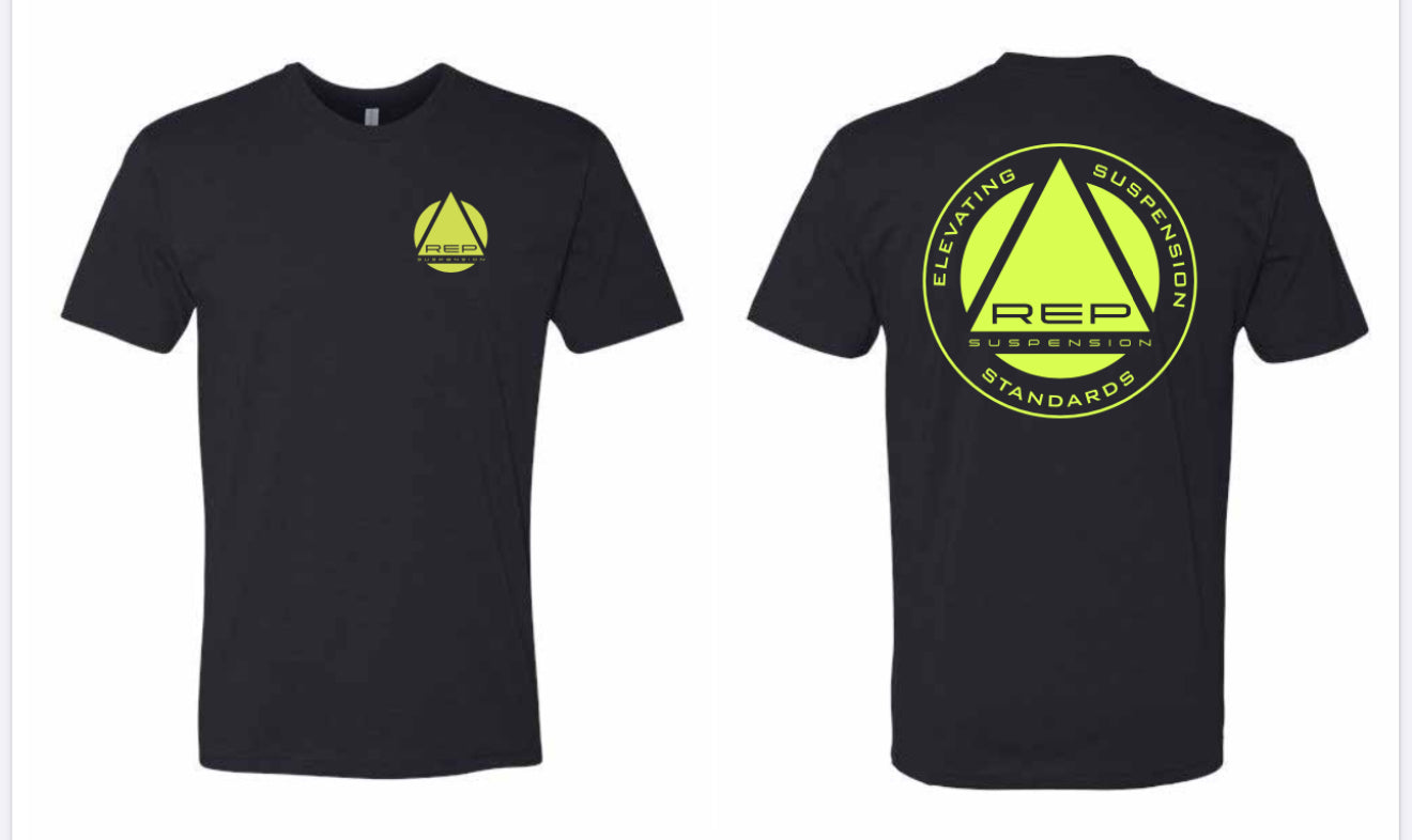 REP T-Shirt- Elevating Suspension Standards-Yellow