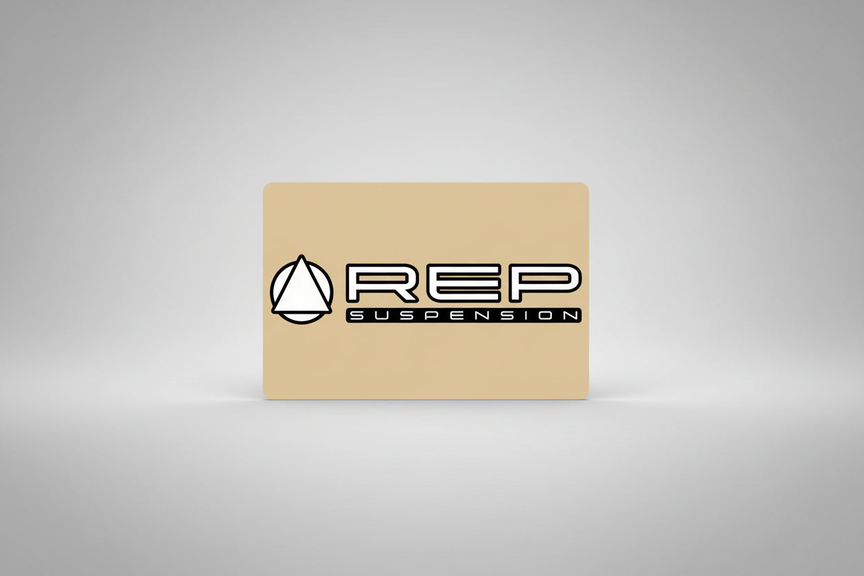 REP Fork Decals/ Stickers SET -Black and White- UNIVERSAL
